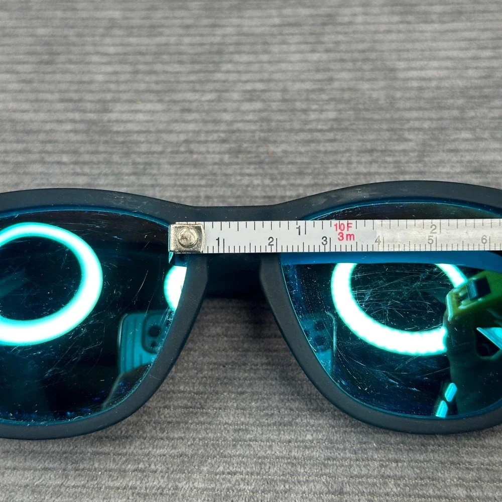 Goodr OG y2k Sunglasses Navy San Diego Half Marathon Legacy Blue Mirrored Lens